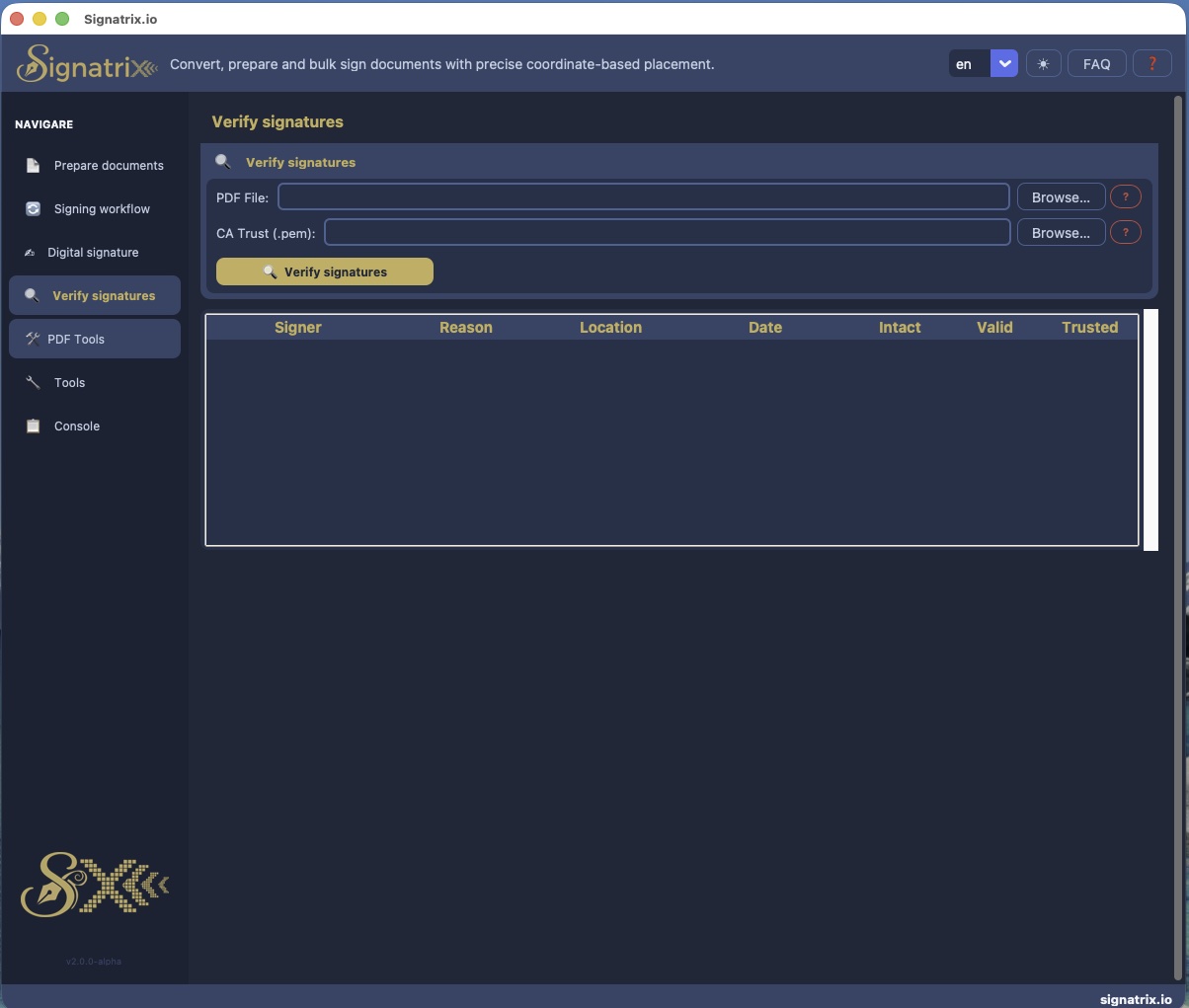 XignAll — Verify signatures