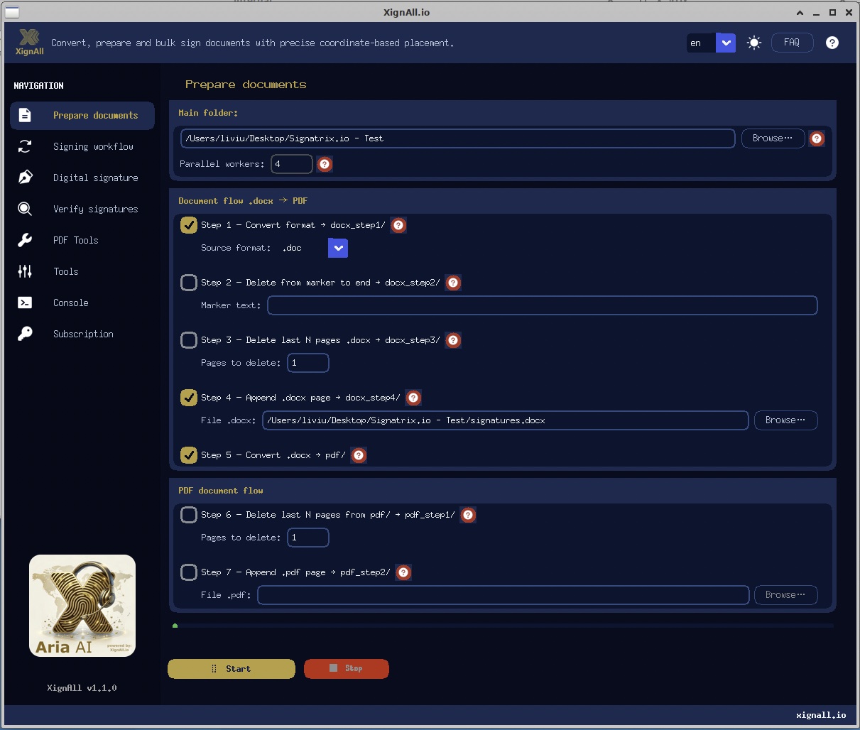 XignAll on Linux