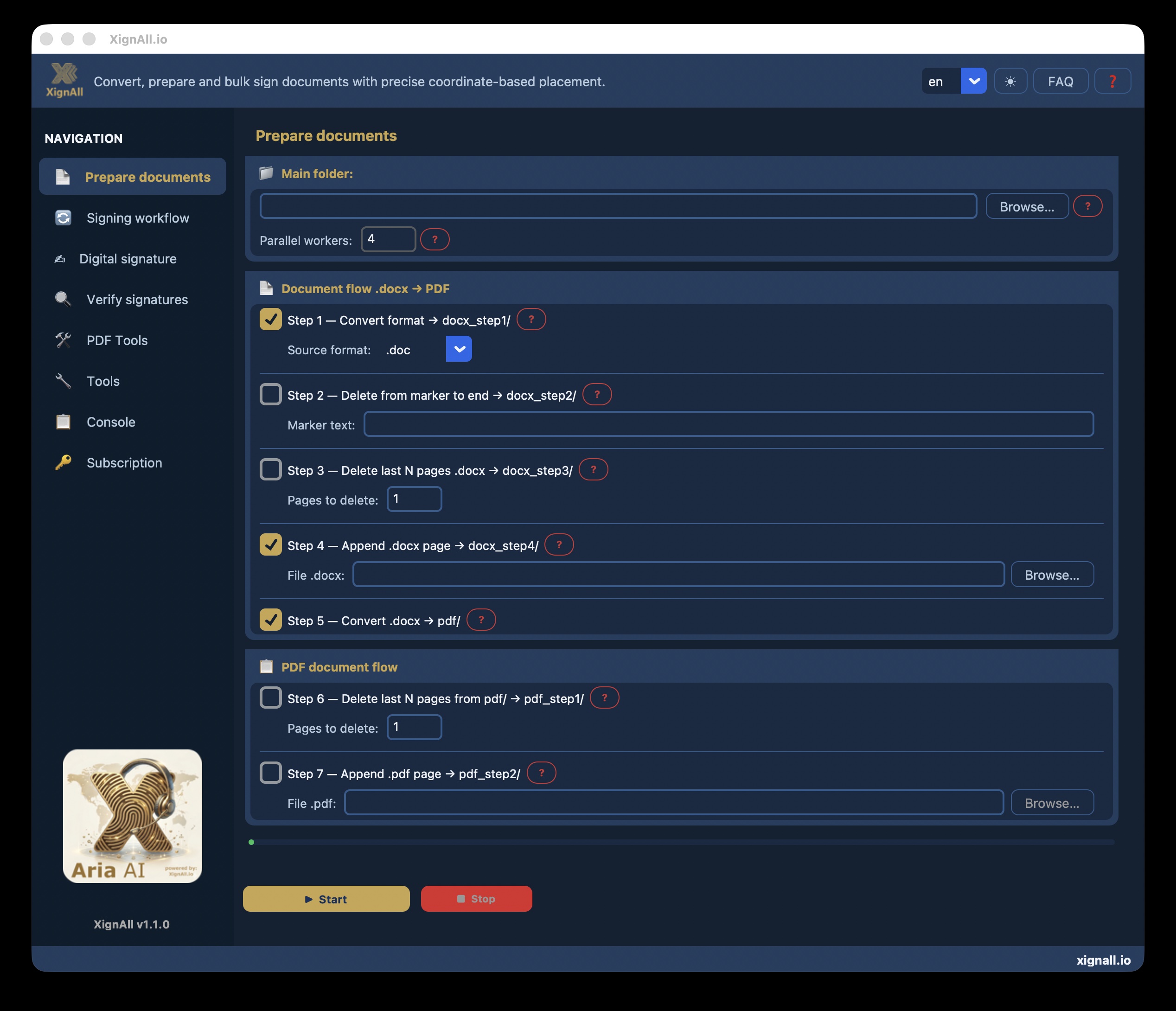 XignAll on macOS