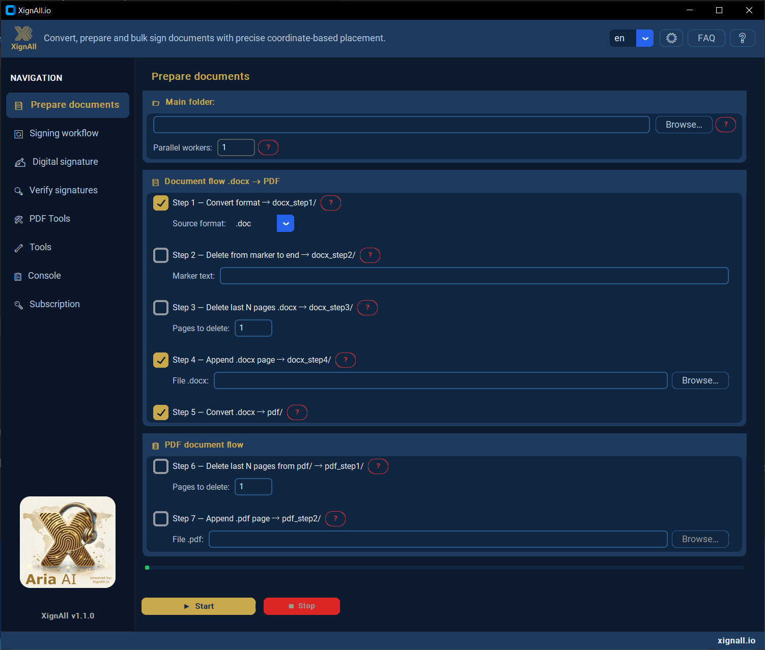 XignAll on Windows